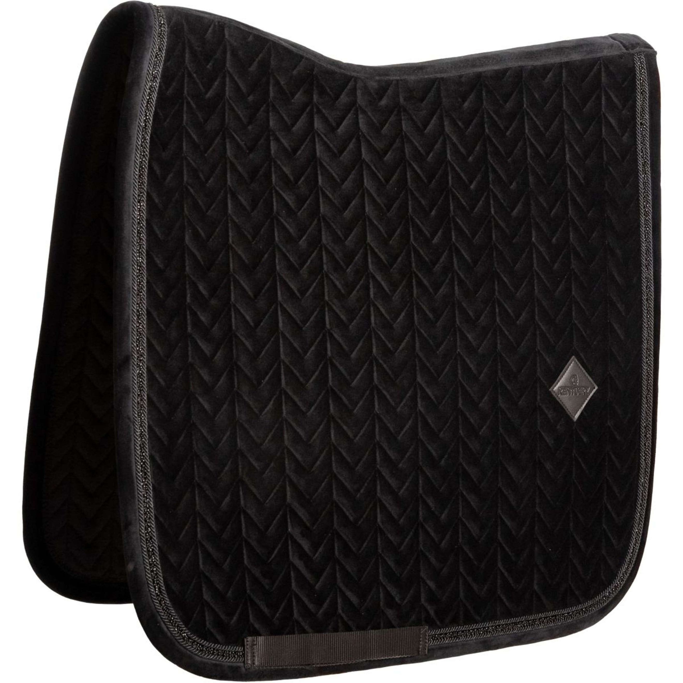 Kentucky Schabracke Velvet Mini Pearls Dressur Schwarz Kentucky Schabracke Velvet Mini Pearls Dressur Schwarz