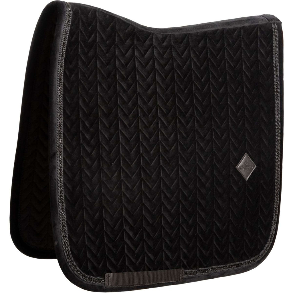 Kentucky Schabracke Velvet Mini Pearls Dressur Schwarz