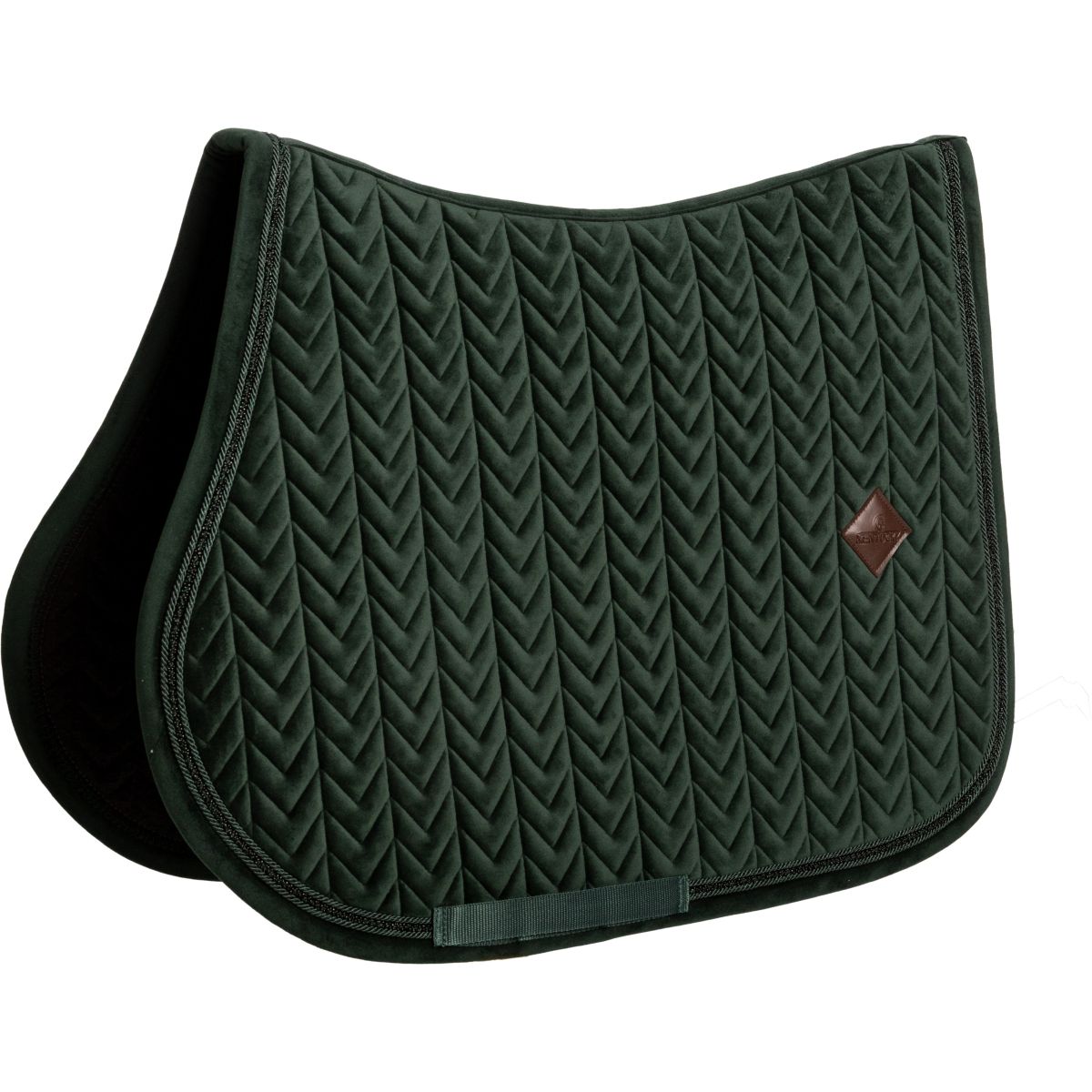 Kentucky Schabracke Velvet Mini Pearls Springen Pine Green