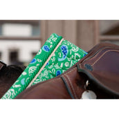 Kentucky Schabracke Velvet Paisley Garden Dressur Grün/Navy