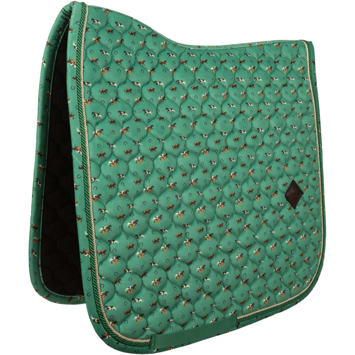 Kentucky Schabracke Velvet Horse Printing Dressur Grün