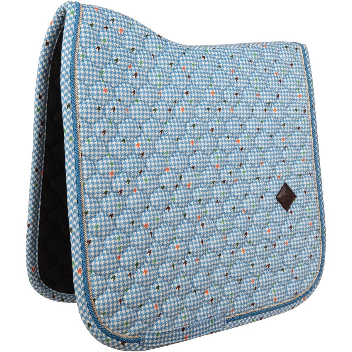 Kentucky Schabracke Velvet Pied De Poule Dressur Navy