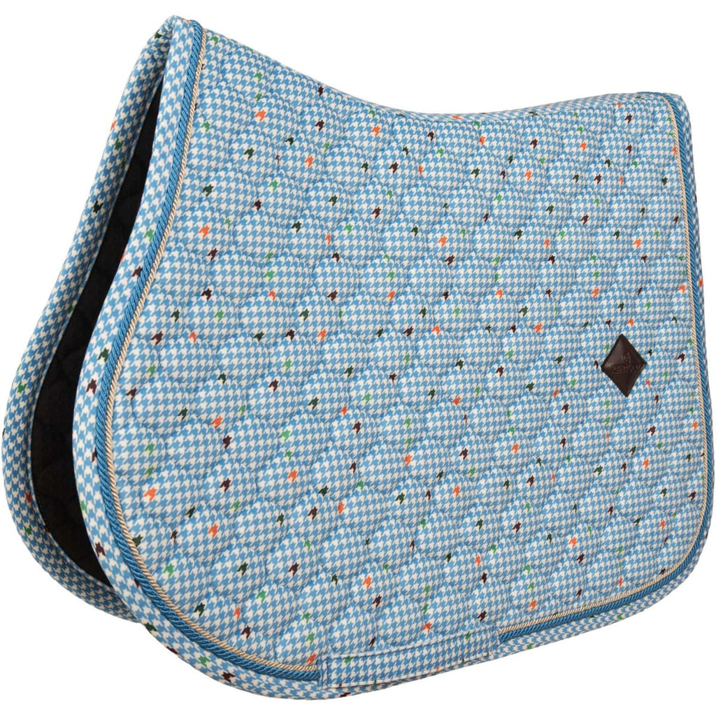 Kentucky Schabracke Velvet Pied De Poule Springen Navy