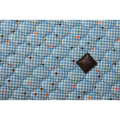 Kentucky Schabracke Velvet Pied De Poule Dressur Navy