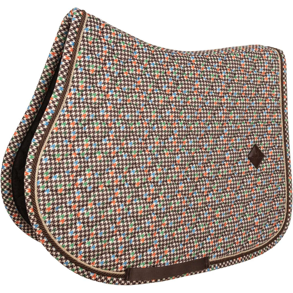 Kentucky Schabracke Velvet Pied De Poule Springen Braun