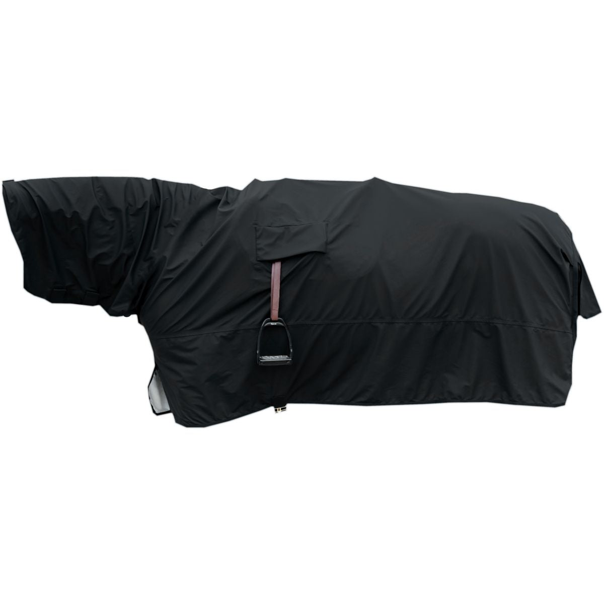 Kentucky Regenausreitdecke Hurricane Schwarz