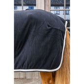 Kentucky Fleecedecke Plaited Schwarz