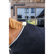 Kentucky Fleecedecke Plaited Schwarz
