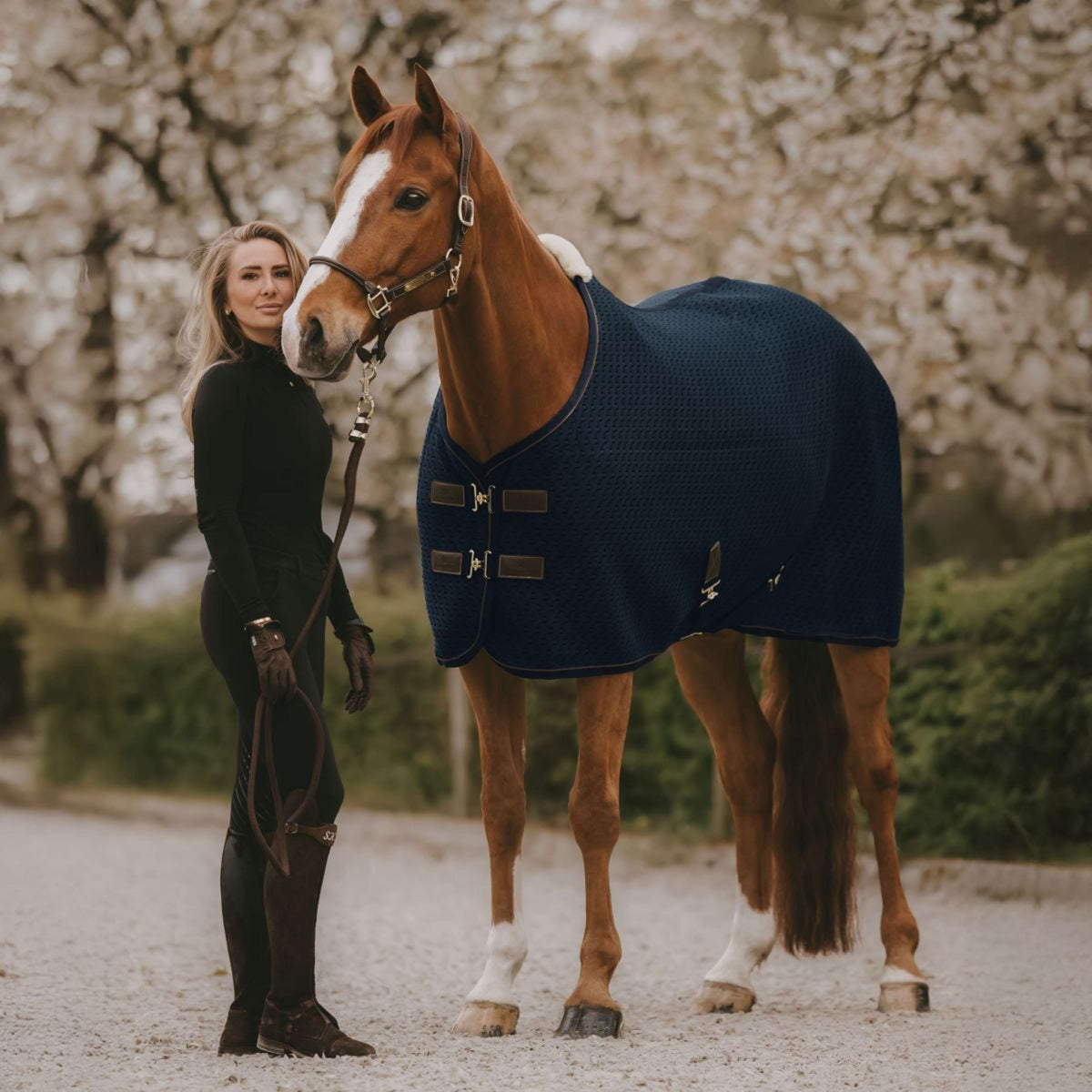 Kentucky Abschwitzdecke 4D Spacer Schwarz