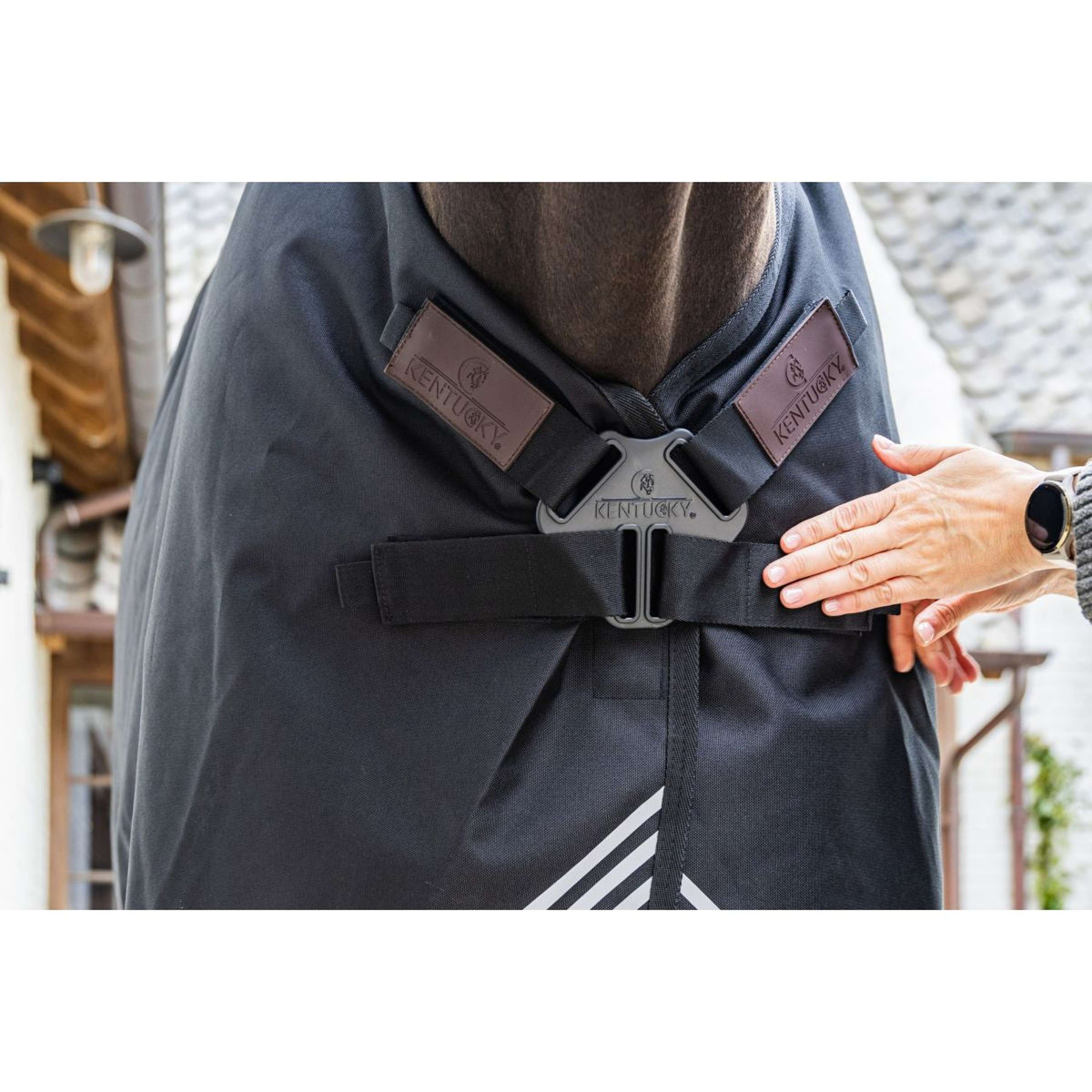 Kentucky Turnout Rug All Weather Comfort Waterproof 0g Schwarz