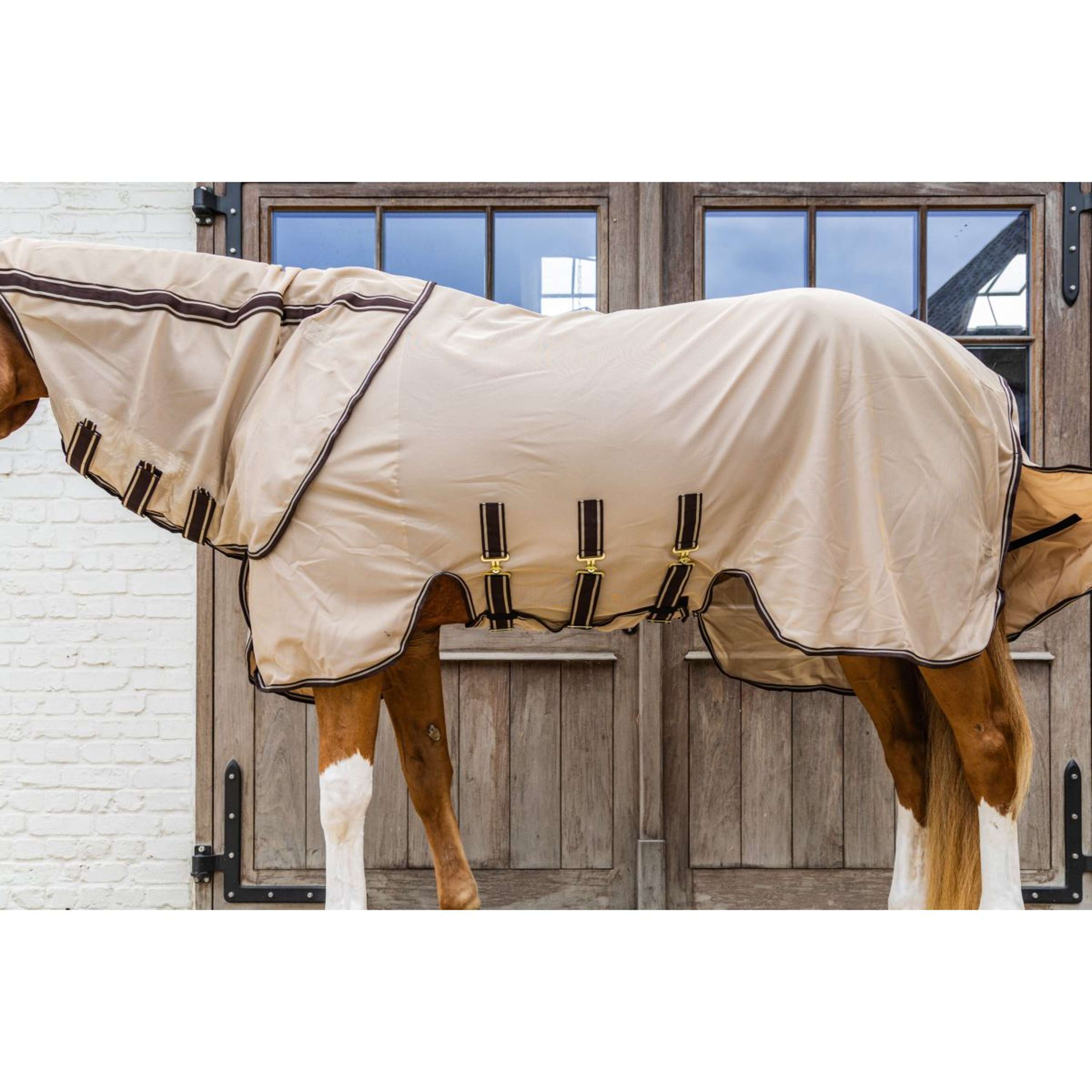 Kentucky Fliegendecke Comfort Mesh Beige/Braun