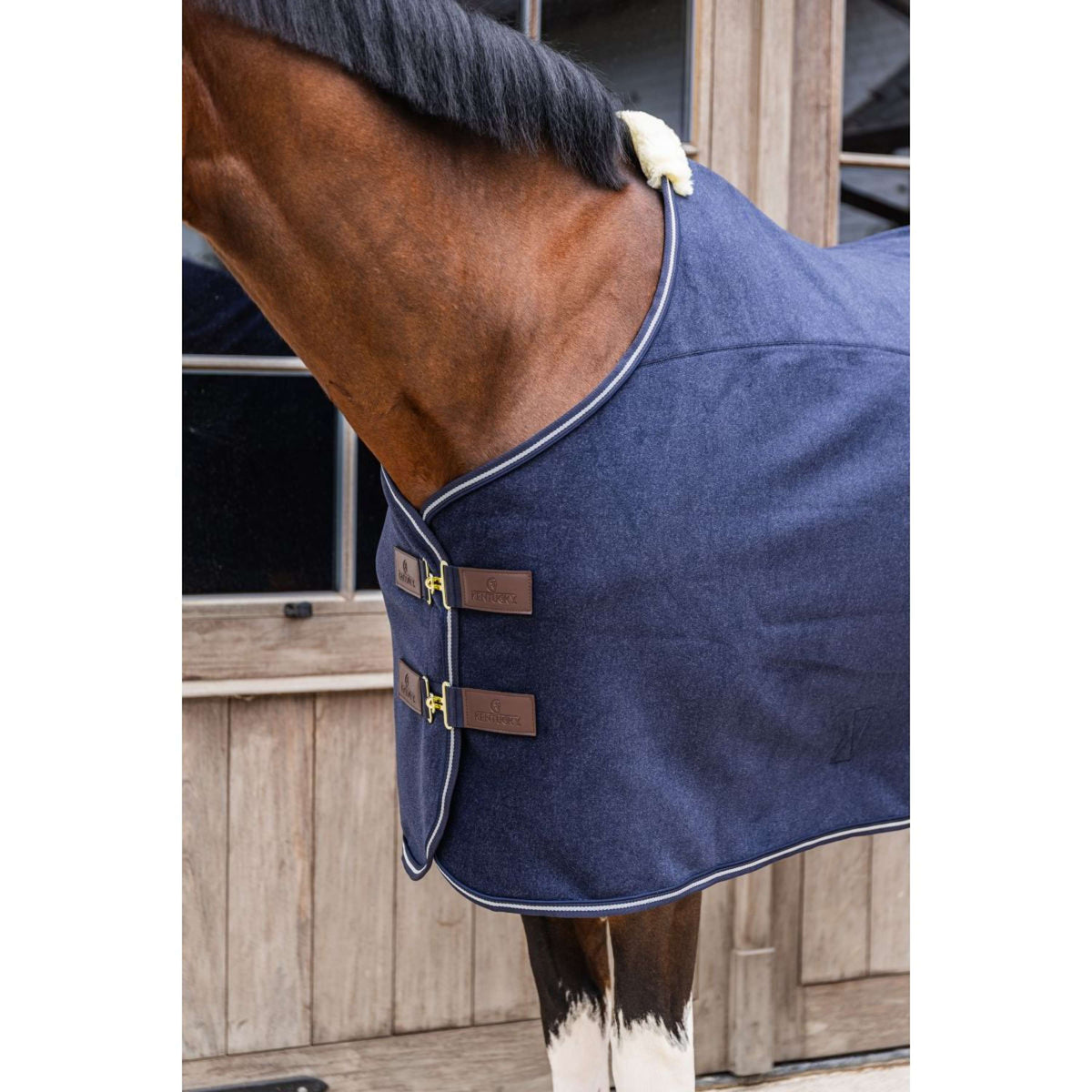 Kentucky Fleecedecke Heavy Melange Navy