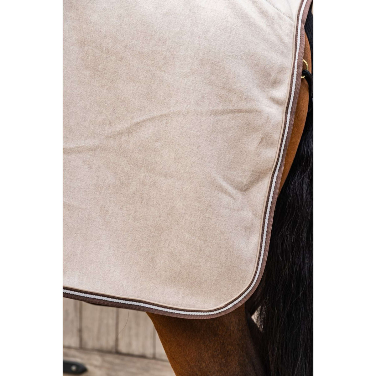 Kentucky Fleecedecke Heavy Melange Beige