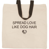 Kentucky Tote Bag Dog Hairs Weiß