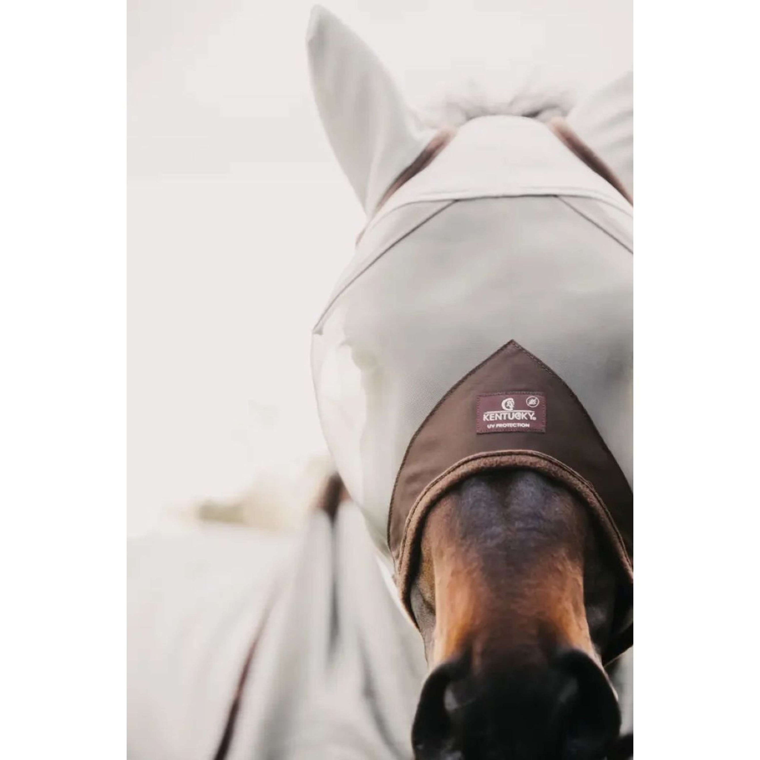 Kentucky Fliegenmaske Classic mit Ohren Silber Kentucky Fliegenmaske Classic mit Ohren Silber