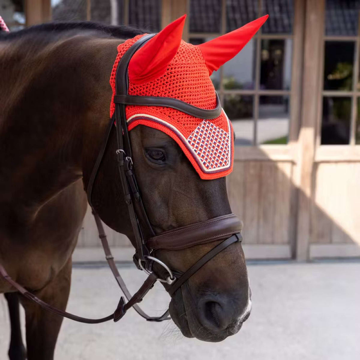 Kentucky Fliegenhaube Wellington Velvet Check Violett