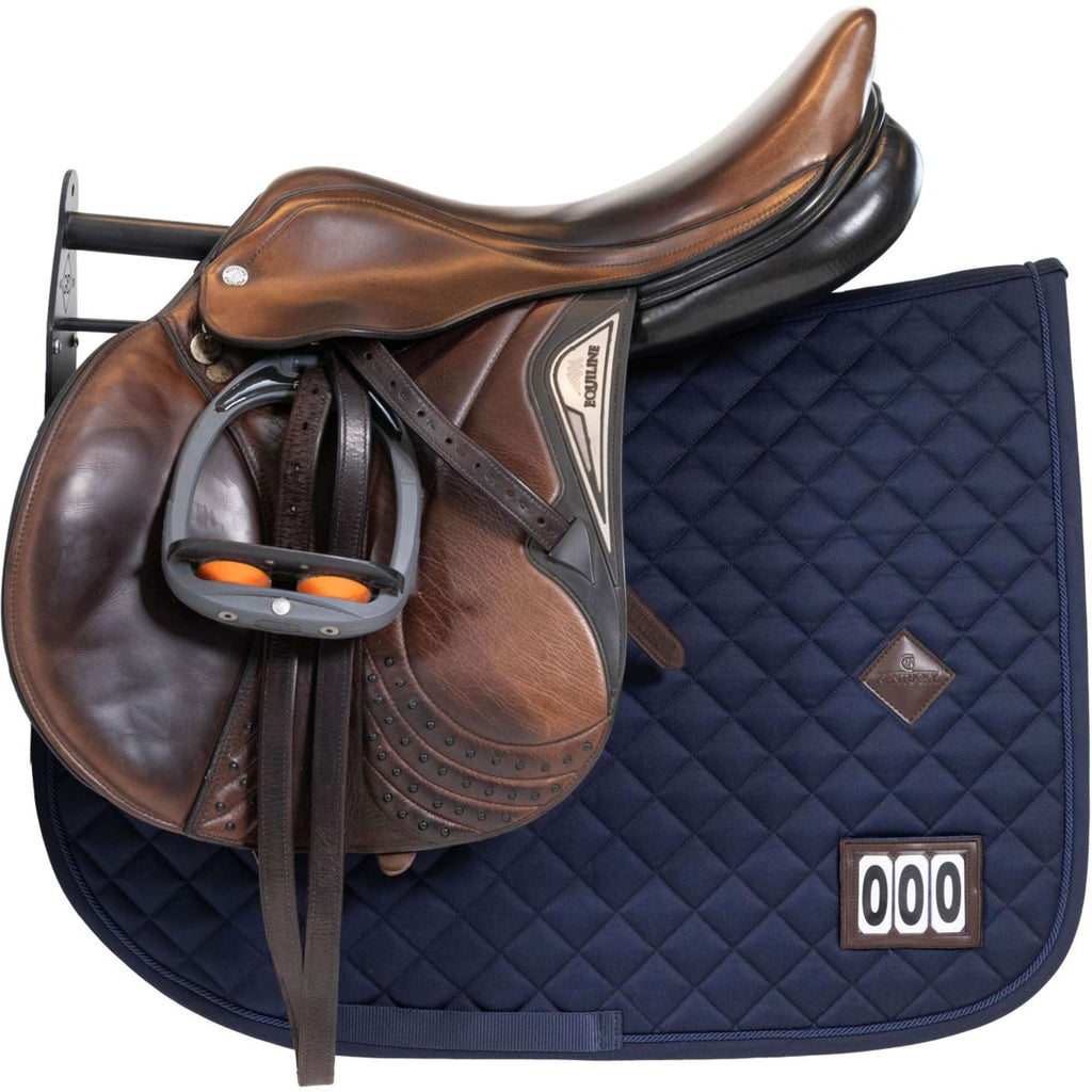 Kentucky Sattelhalter Metal Mit Schabracke Halter Steel Black
