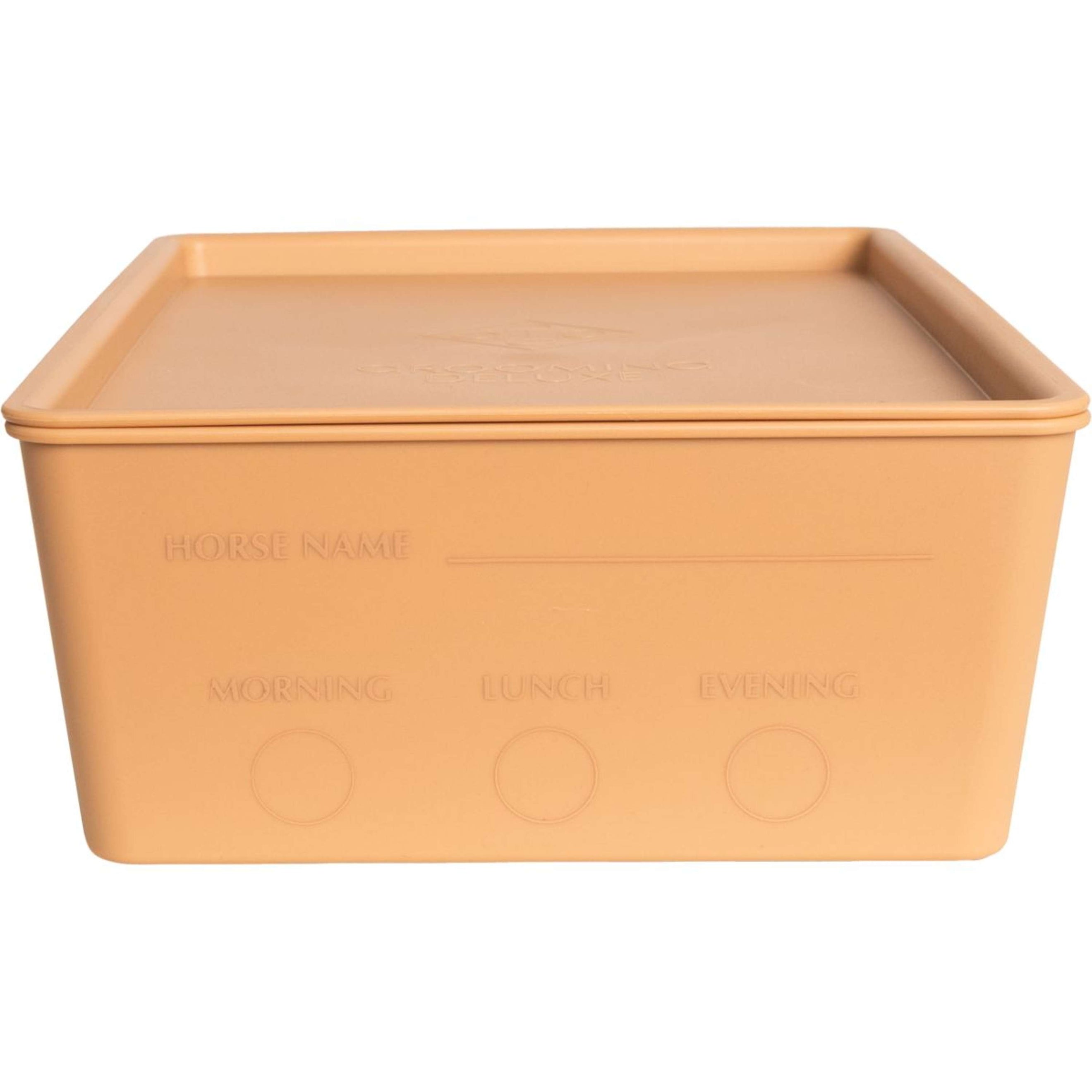 Kentucky Futtertrog mit Deckel Beige Kentucky Futtertrog mit Deckel Beige