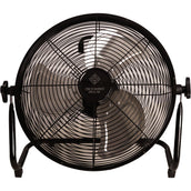 Kentucky Kabelloser Ventilator mit Akku und Ladegerät Schwarz