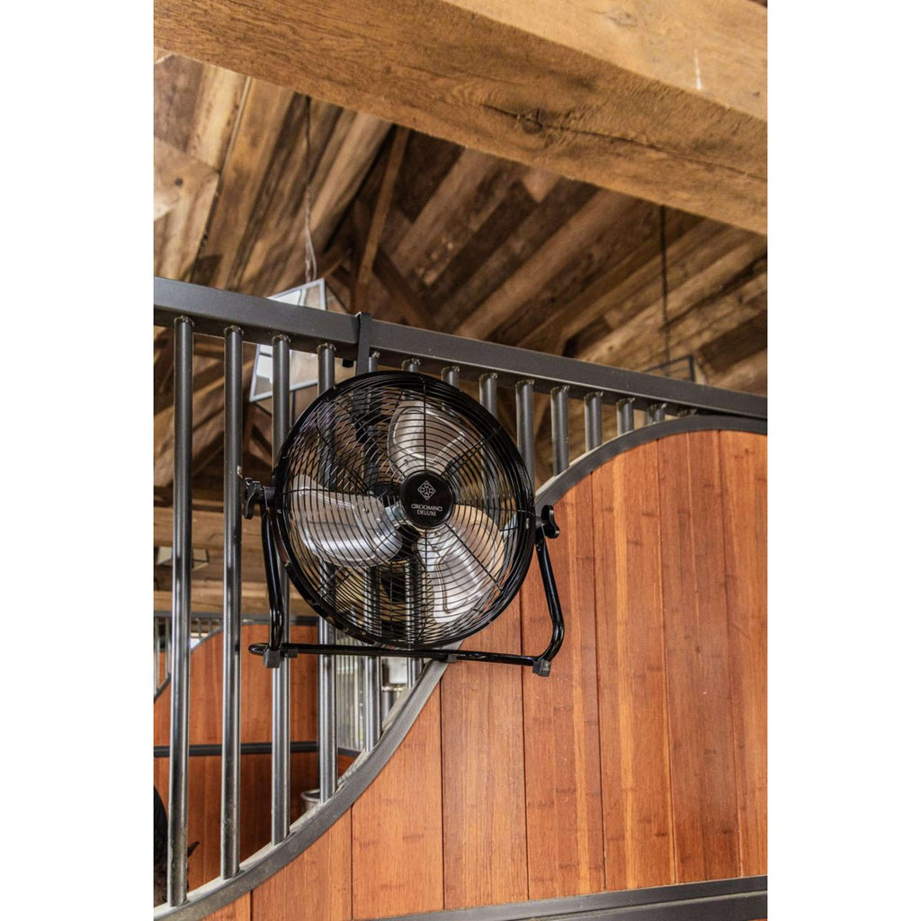 Kentucky Kabelloser Ventilator mit Akku und Ladegerät Schwarz