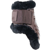 Kentucky Streichkappen Young Horse Vegan Sheepskin Braun/Schwarz