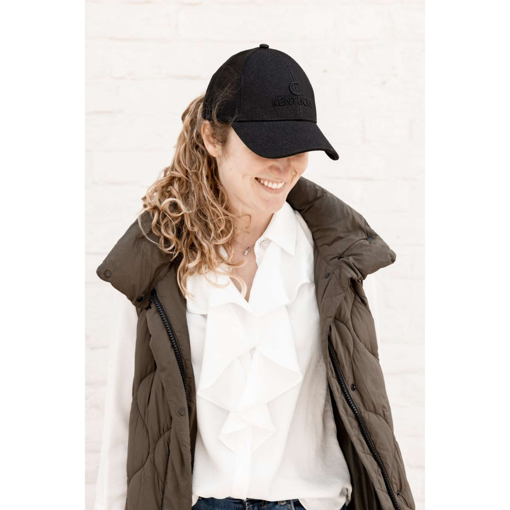 Kentucky Trucker Cap Glitter Schwarz