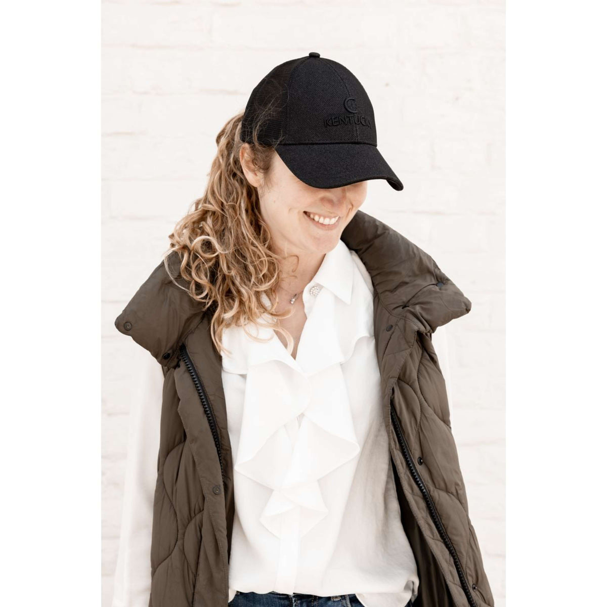 Kentucky Trucker Cap Glitter Schwarz