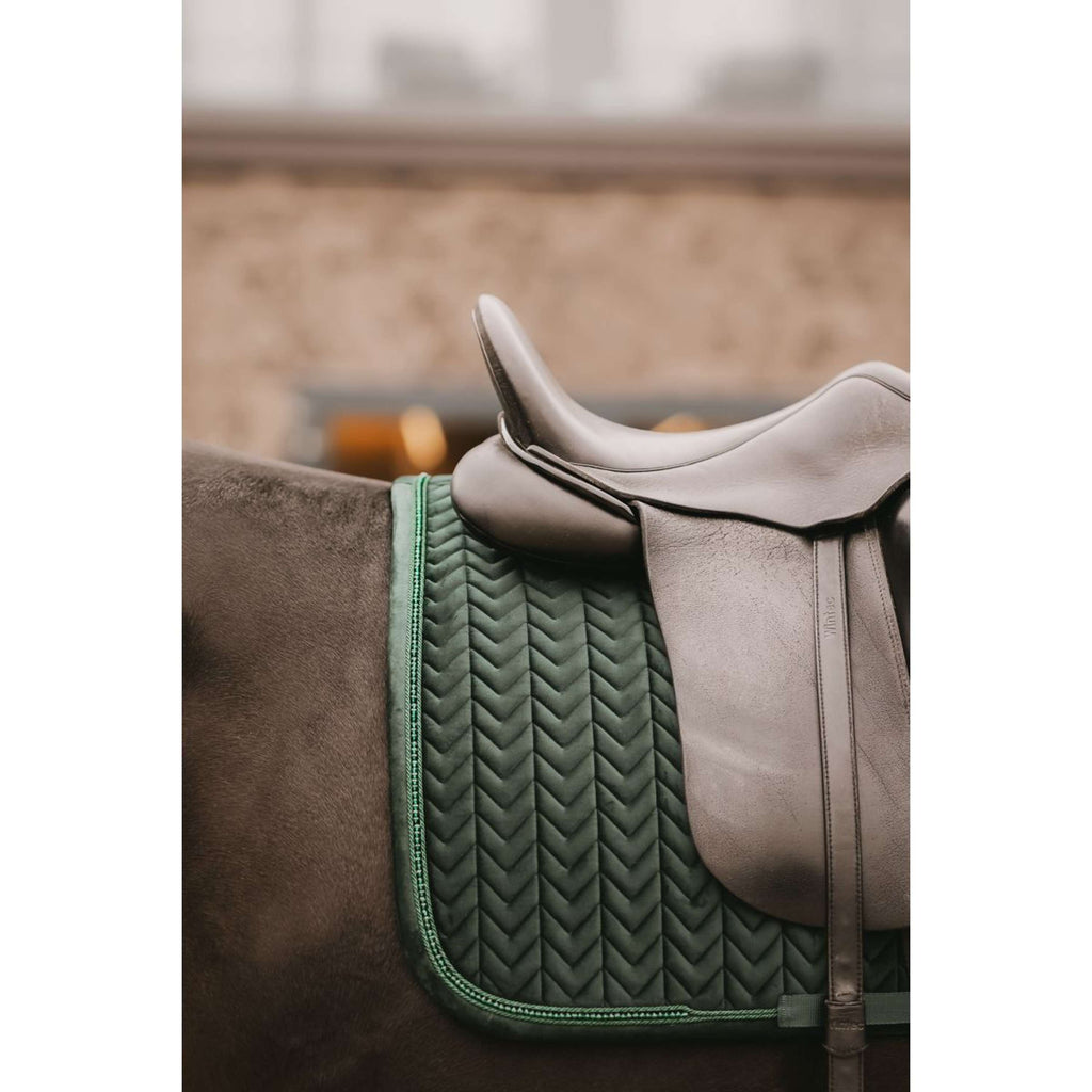 Kentucky Schabracke Velvet Pearls Dressur Pine Green