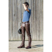 Dyon Lange Chaps aus Leder Standard Braun