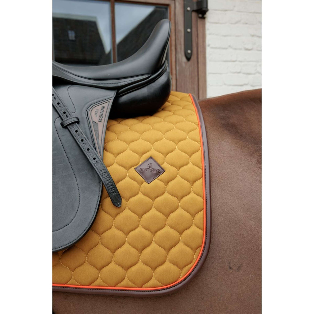 Kentucky Horsewear Schabracke Onion Quilt Leather Neon Dressur Kaki