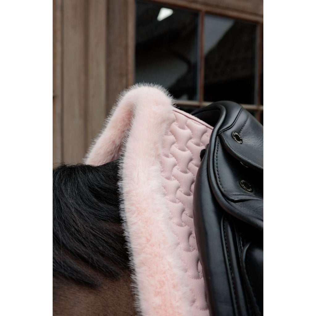 Kentucky Horsewear Schabracke Fake Fur Onion Quilt Dressur Altrosa