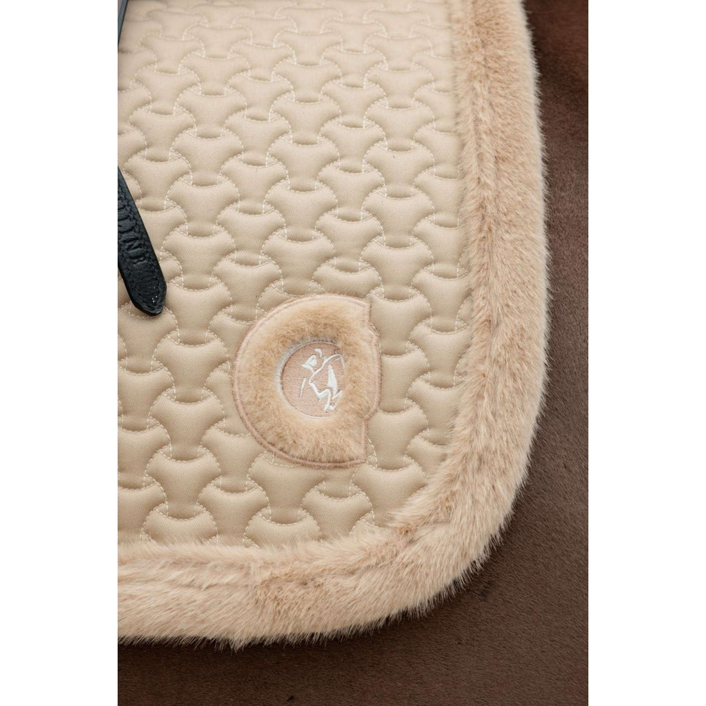 Kentucky Horsewear Schabracke Fake Fur Onion Quilt Dressur Beige