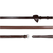 Dyon Zügel New English Collection 1/2 Gummi Braun