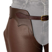 Dyon Lange Chaps aus Leder Standard Braun