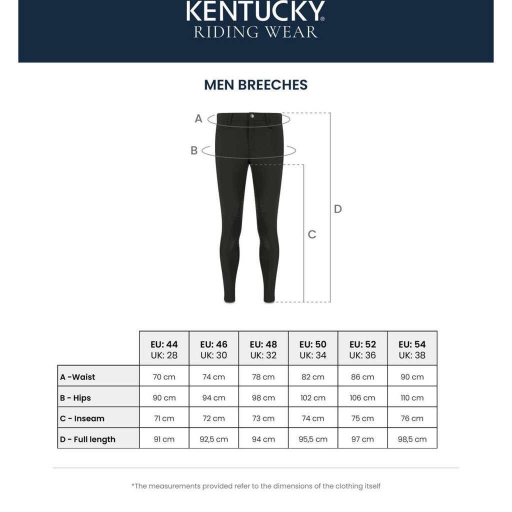 Kentucky Reithose Mexico Knee Grip Herren Navy