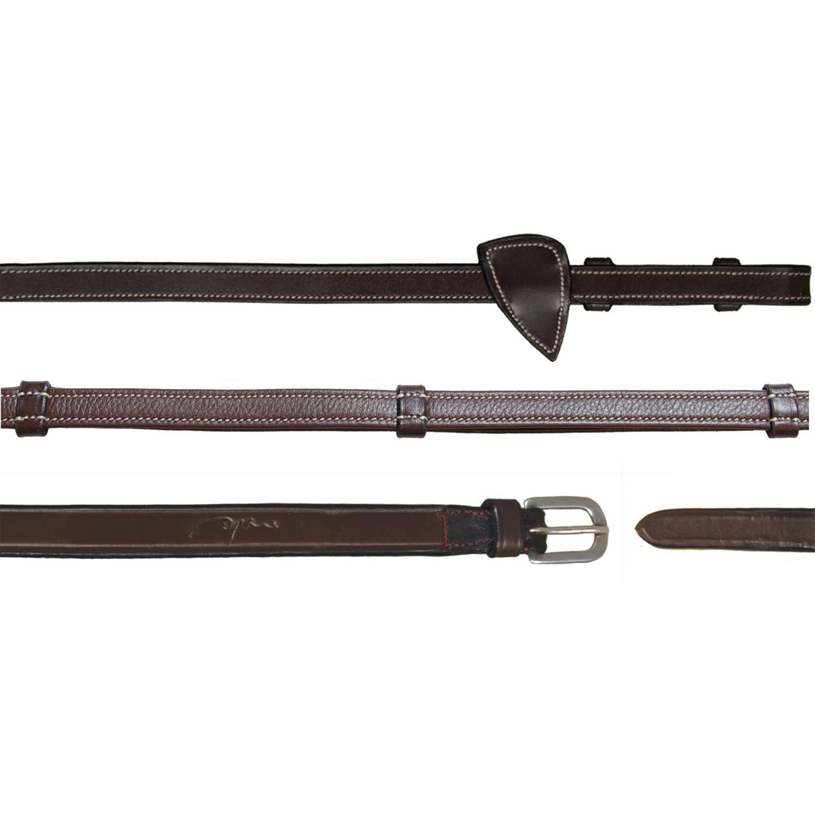 Dyon Zügel Leather Working Collection 1/2 mit Griffen Braun Dyon Zügel Leather Working Collection 1/2 mit Griffen Braun