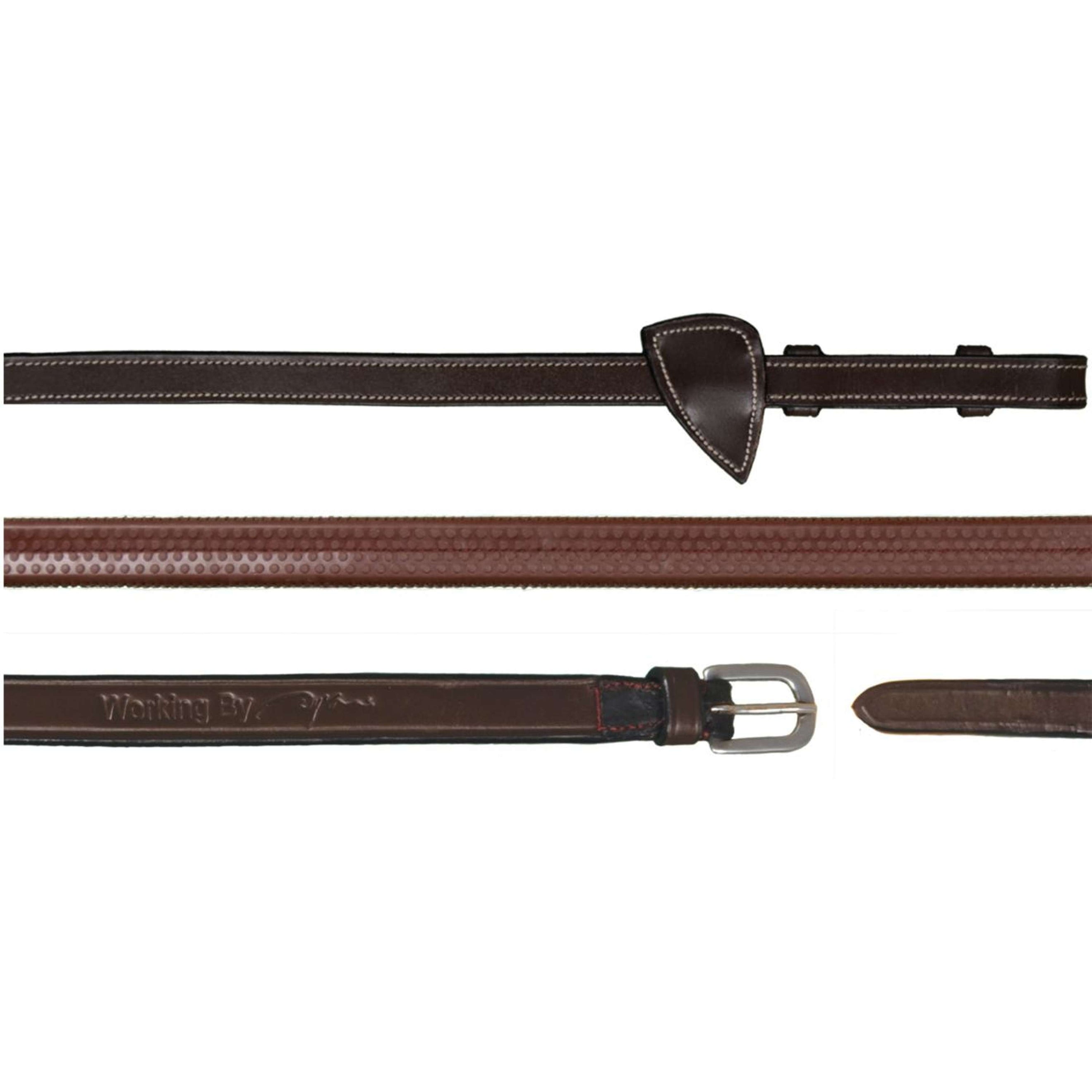 Dyon Zügel Working by Dyon 1/2 Gummi Braun Dyon Zügel Working by Dyon 1/2 Gummi Braun