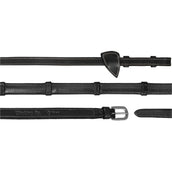 Dyon Zügel 7 Loops Working By Dyon 1/2 Gummi Schwarz