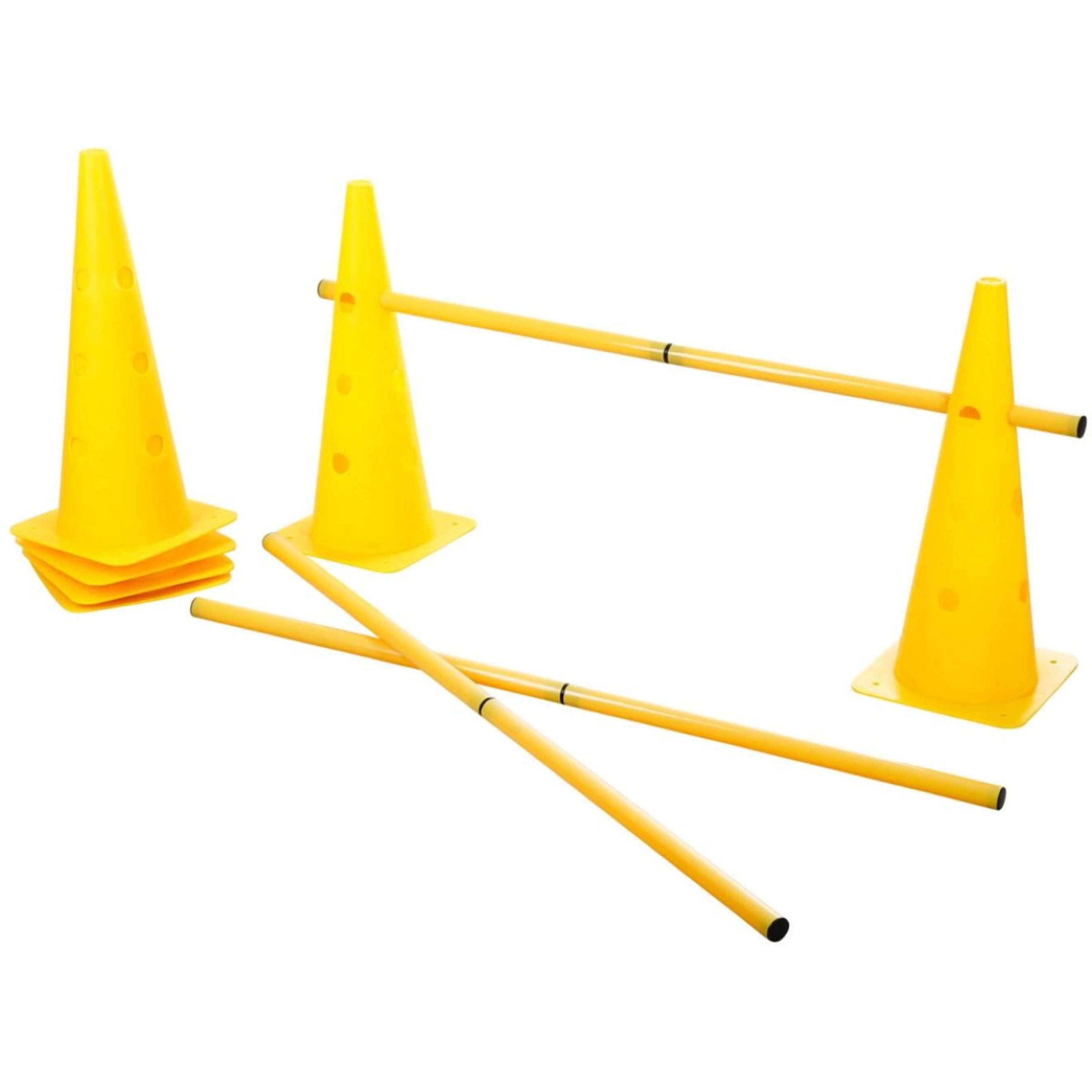 Kerbl Agility Pylon Set 3 Hindernisse Rot/Gelb Kerbl Agility Pylon Set 3 Hindernisse Rot/Gelb
