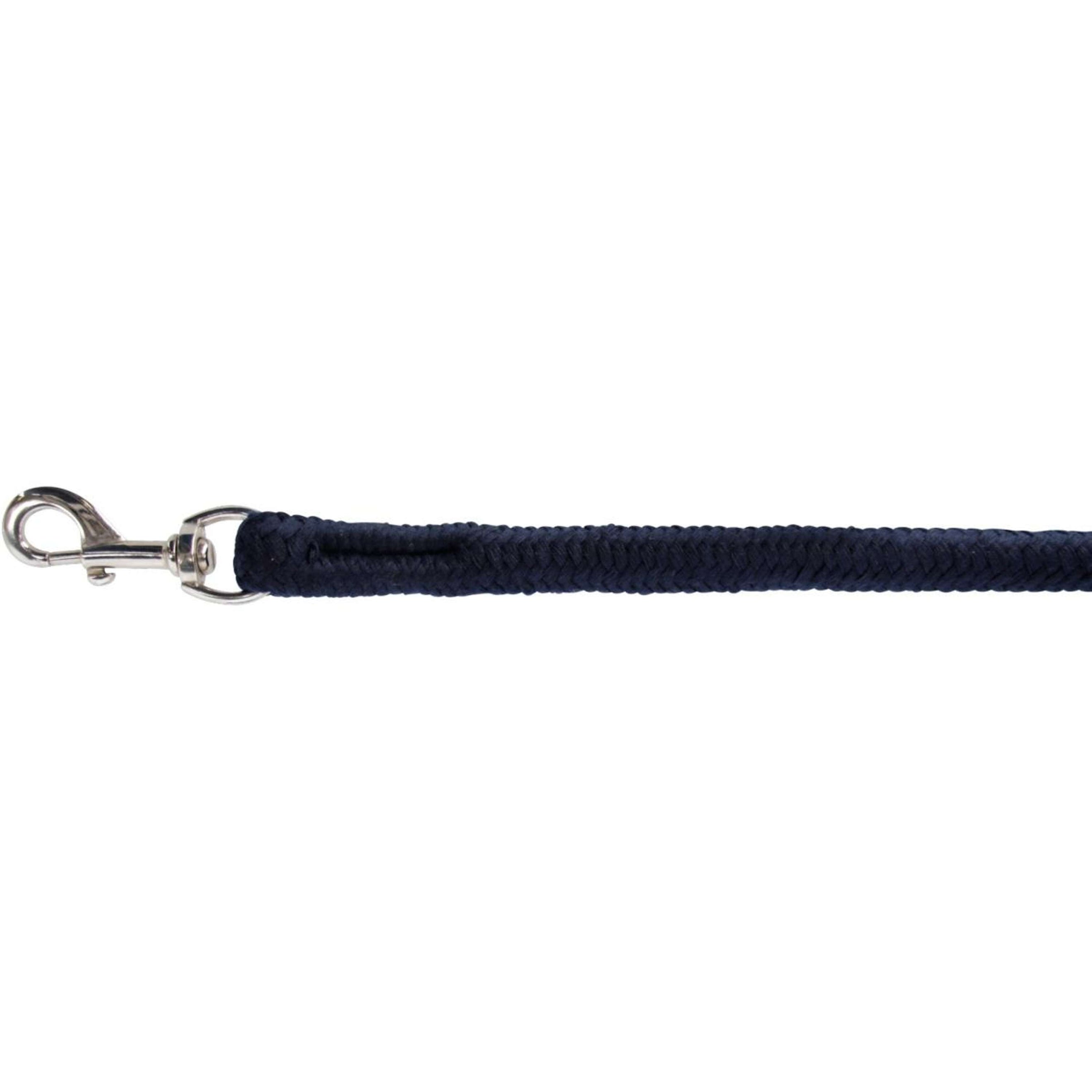 Kerbl Strick Baumwolle mit Karabinerhaken Blau