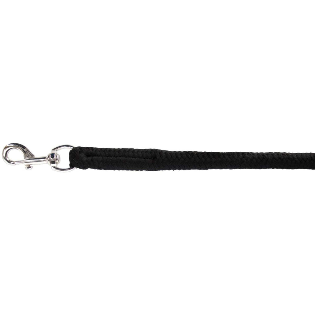 Kerbl Strick Baumwolle mit Karabinerhaken Schwarz
