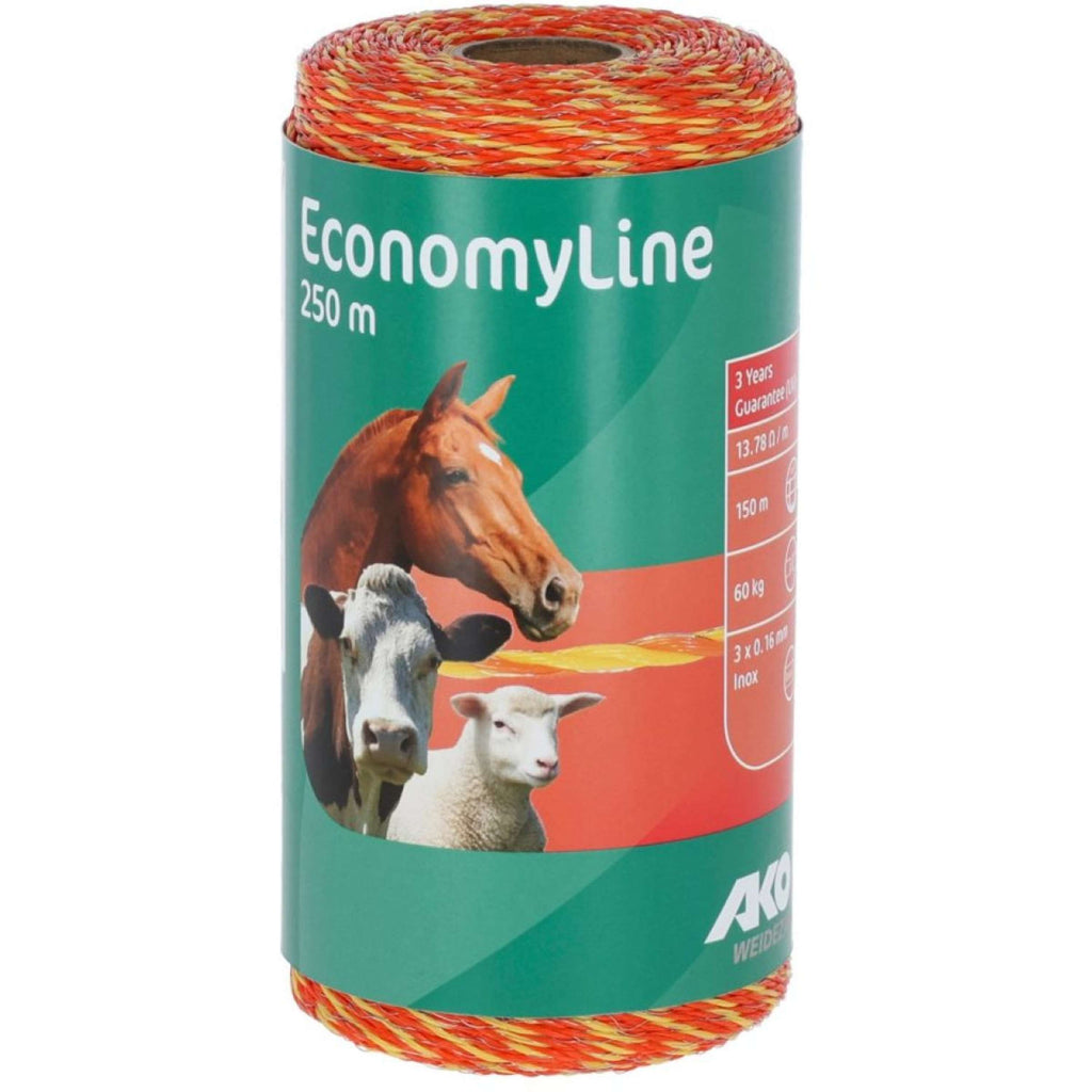 Ako Weidezaunlitze EconomyLine Gelb/Orange