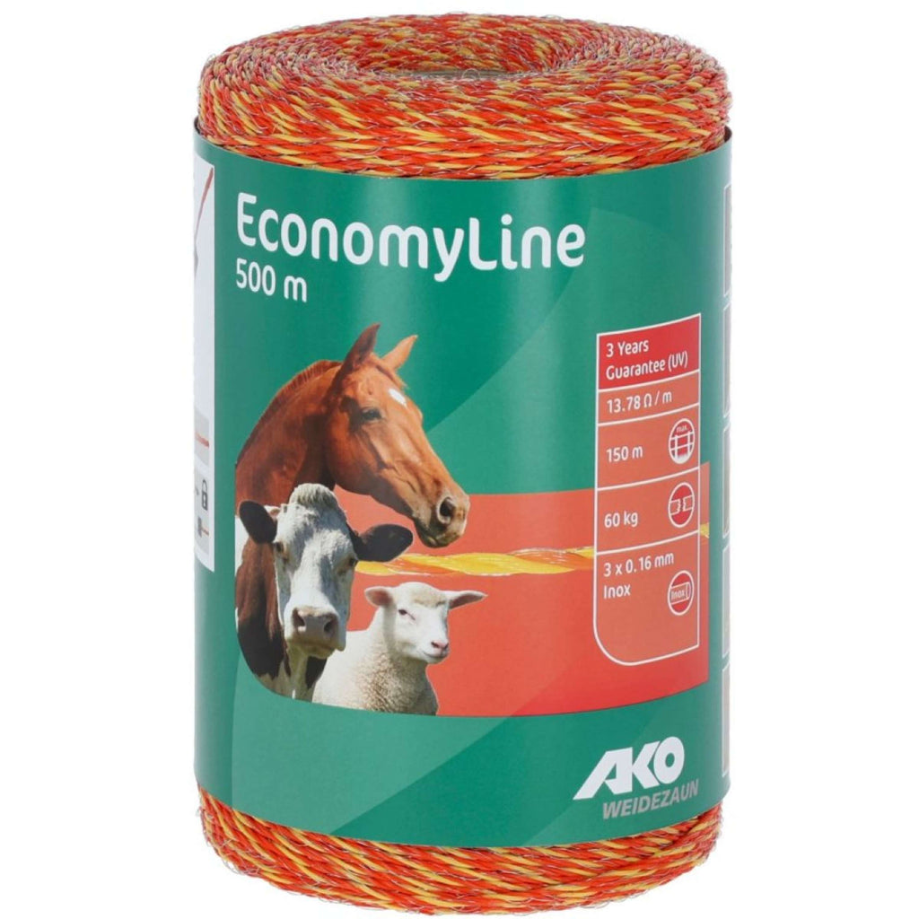 Ako Weidezaunlitze EconomyLine Gelb/Orange
