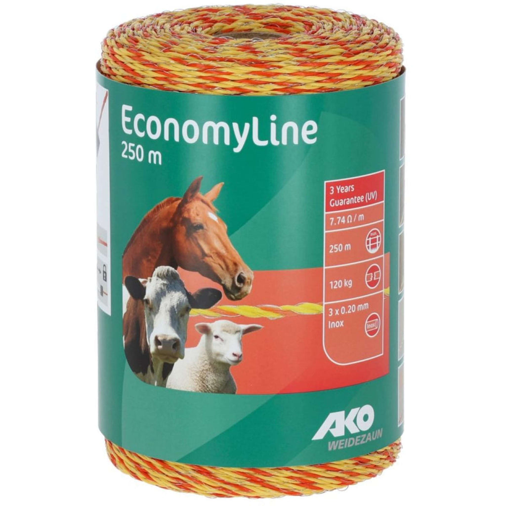 Ako Weidezaunlitze EconomyLine Gelb/Orange