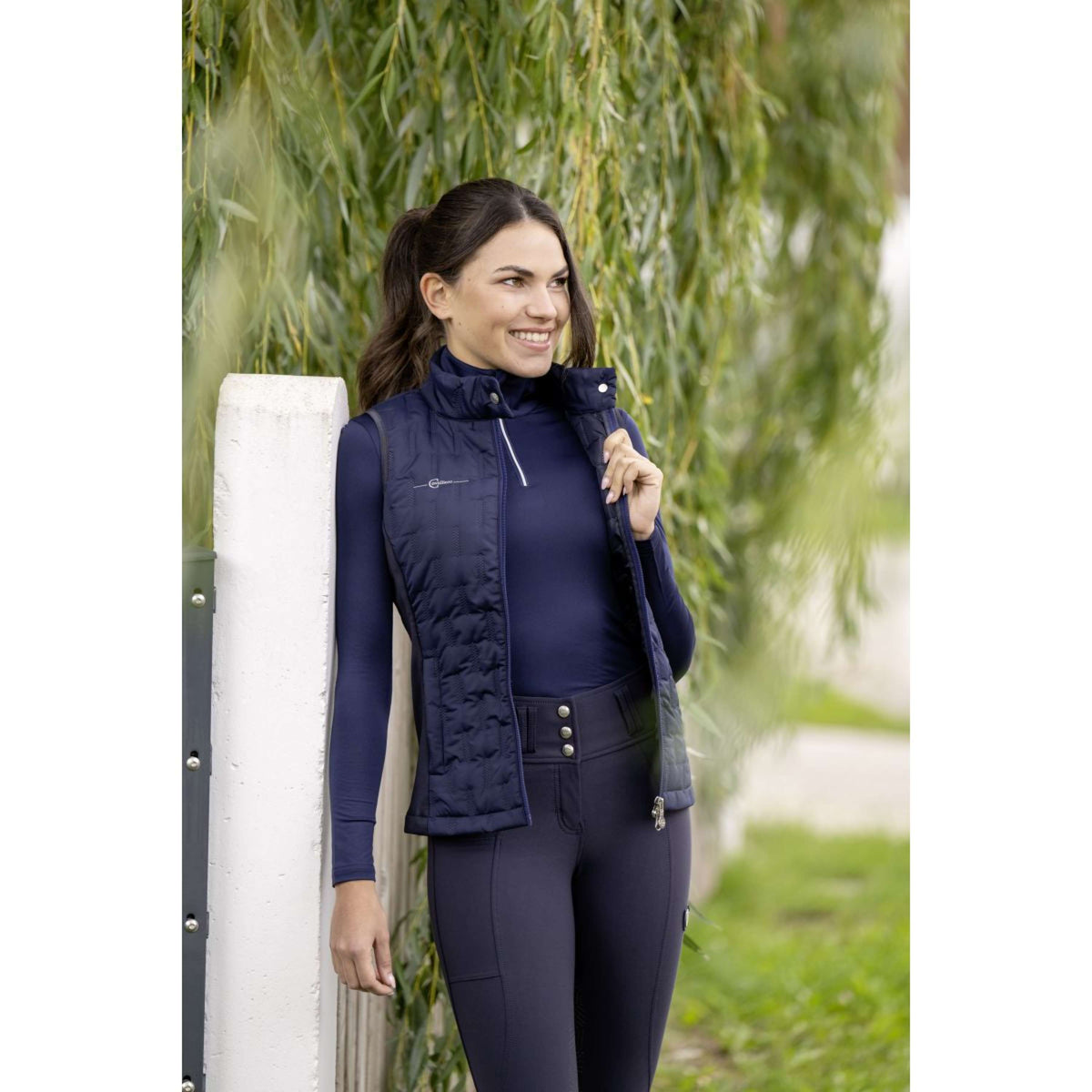 Covalliero Weste Hybride Damen Navy