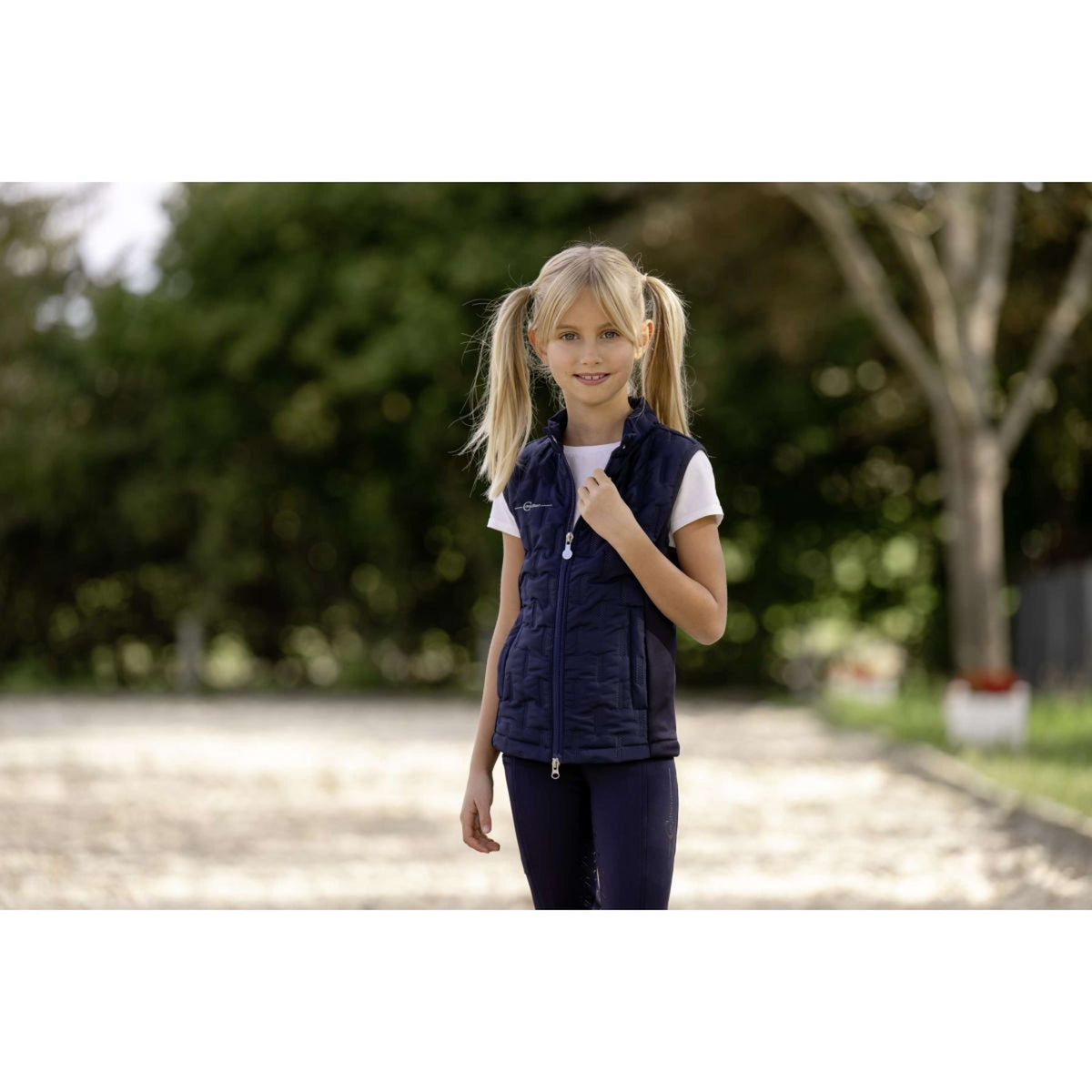 Covalliero Weste Hybride Kids Navy