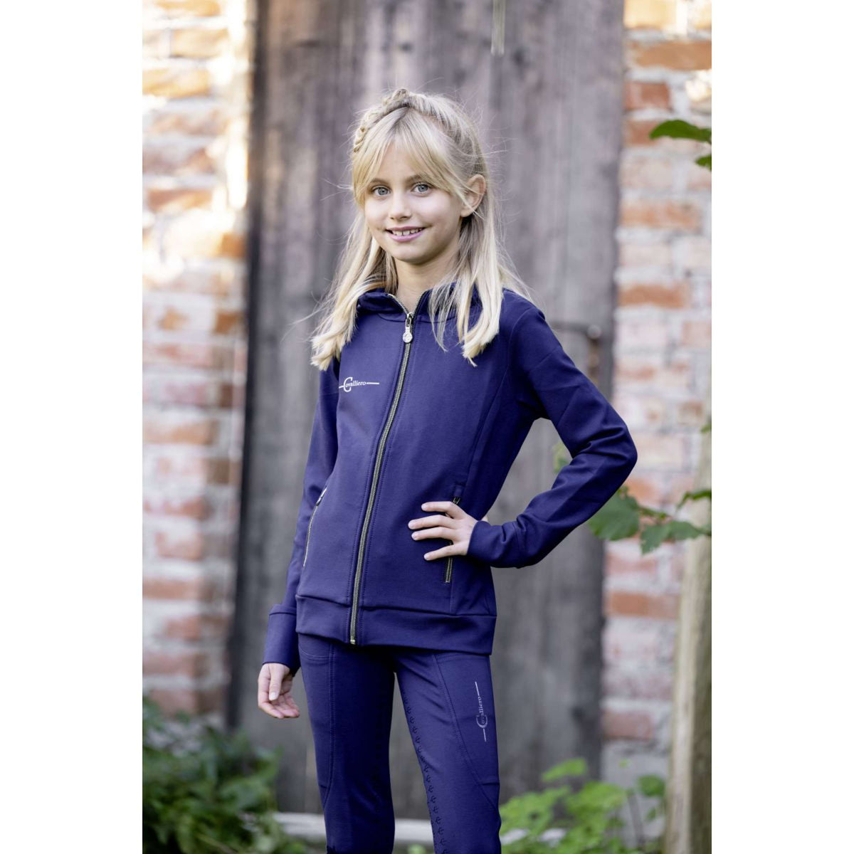 Covalliero Reithose + Jacke Kids Navy