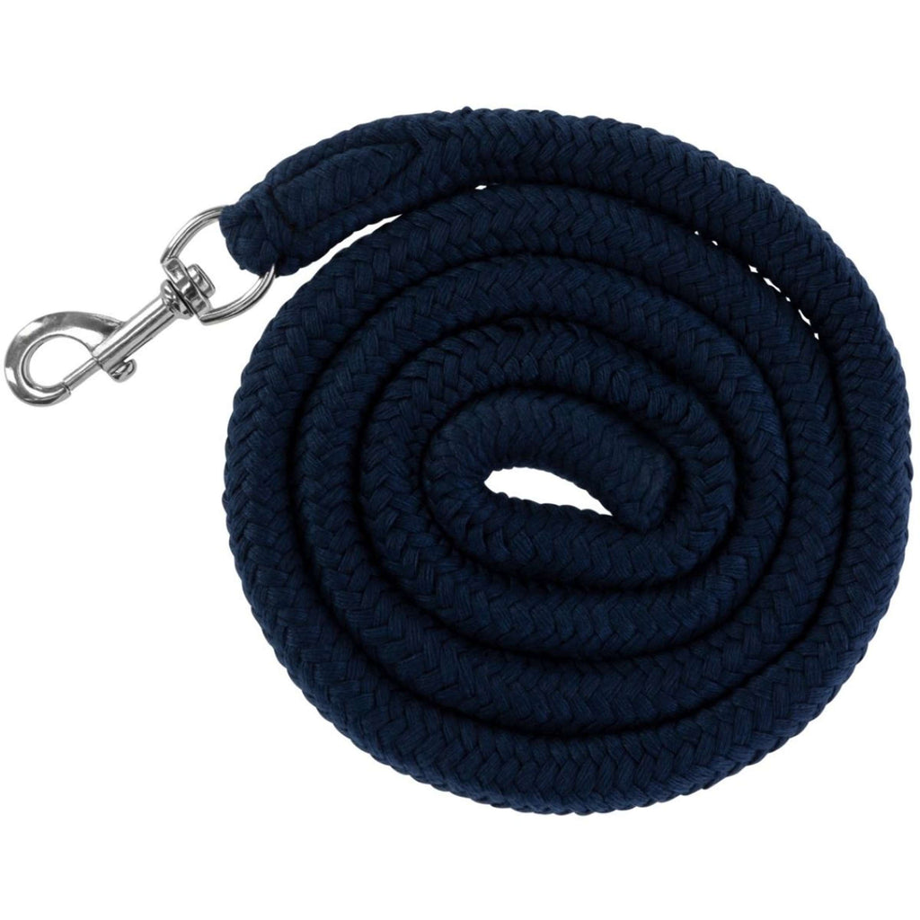 Kerbl Strick Baumwolle mit Karabinerhaken Blau