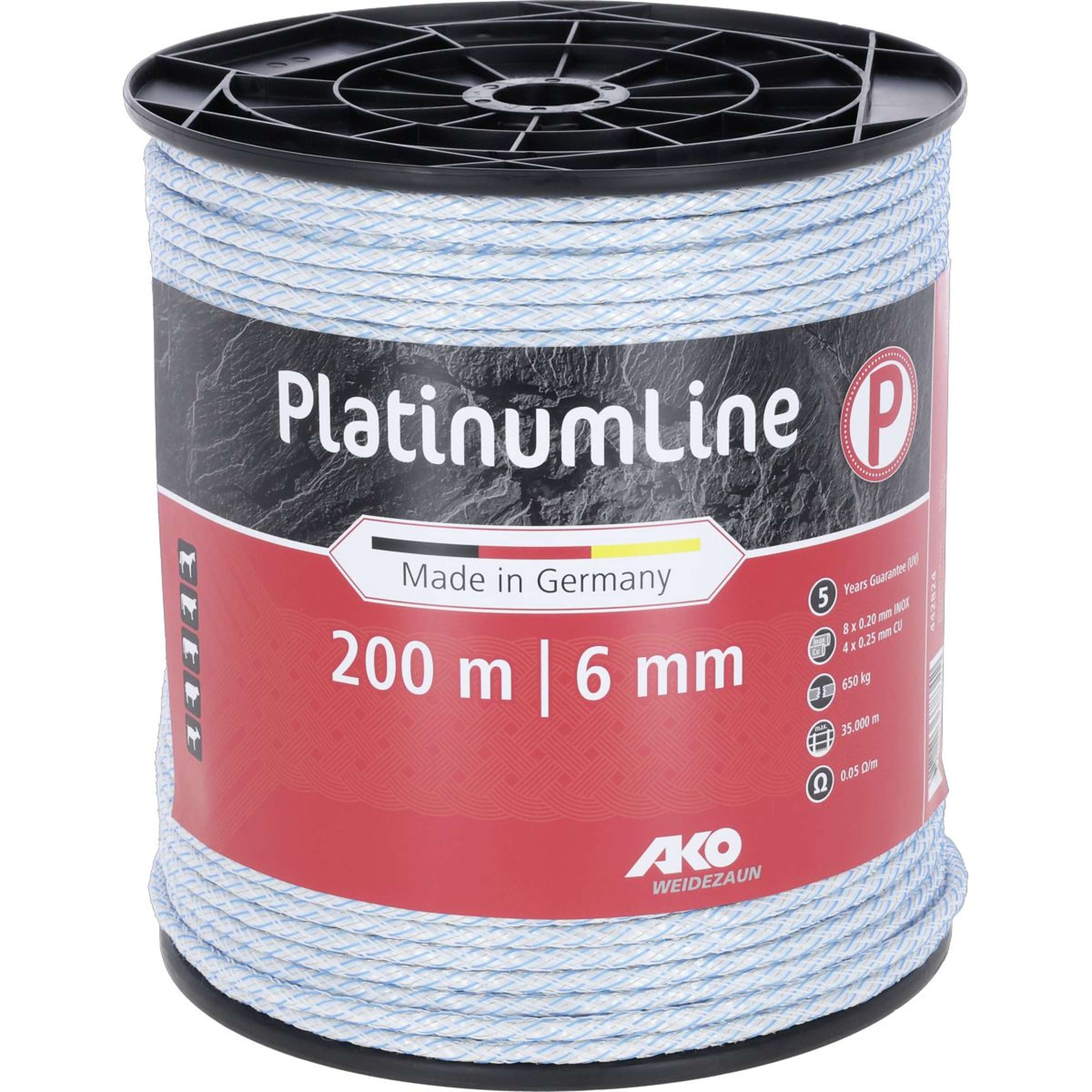 Ako Strick PlatinumLine 200m Weiß/Blau Ako Strick PlatinumLine 200m Weiß/Blau