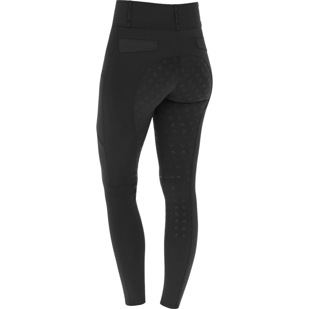 Covalliero Reithose Highwaist Full Grip Schwarz